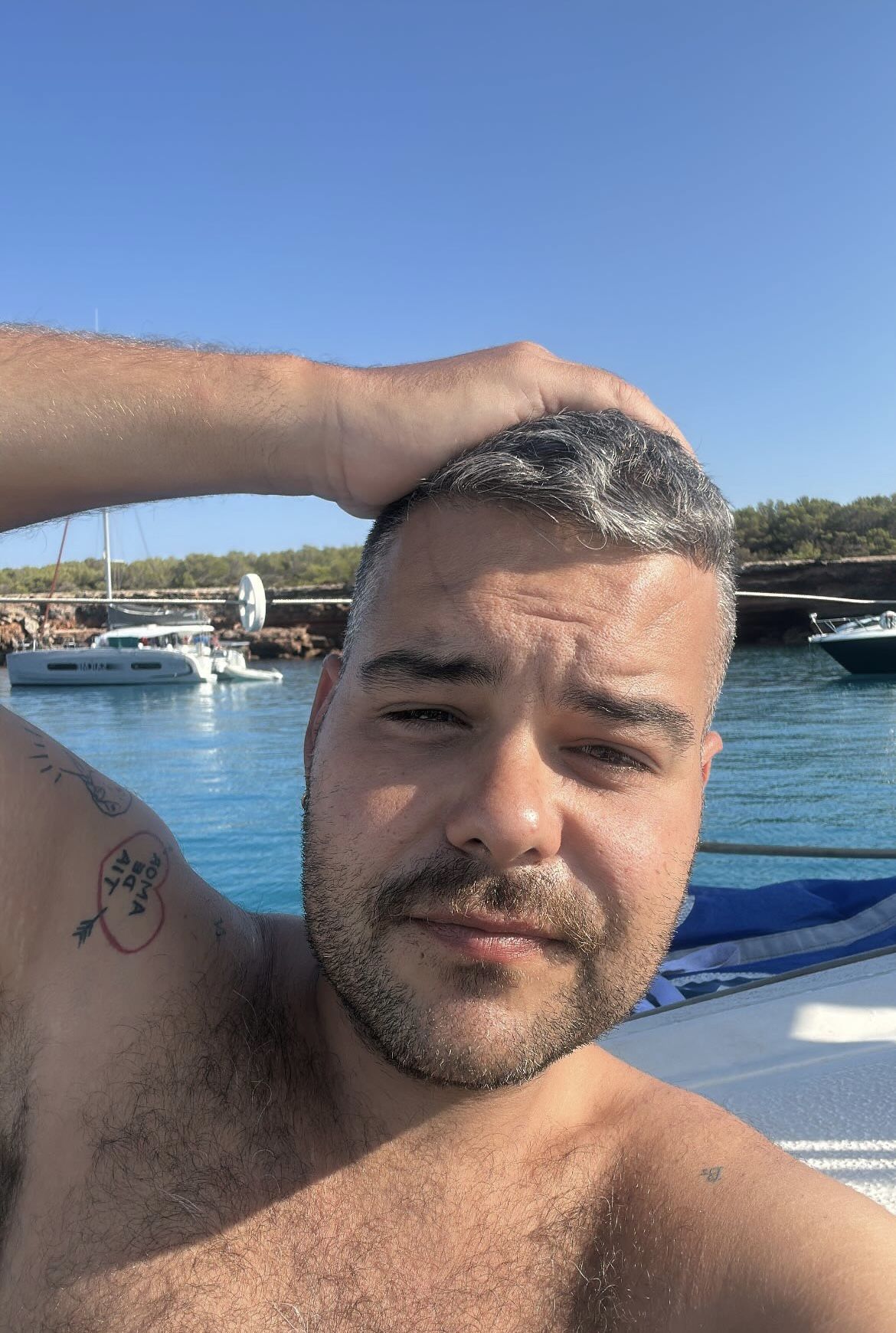 Betto García ha estado en Ibiza y Formentera con amigos.