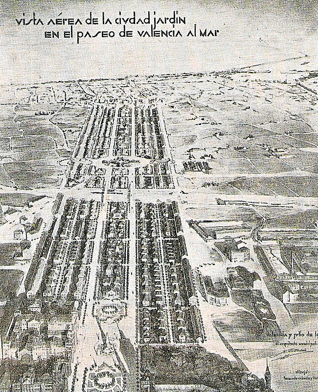 DIBUJO DE GOERLICH. En 1931 se pasó esta diapositiva en los cines: era un espléndido futuro.