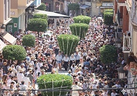Fiesta de las alfábegues, en Bétera.
