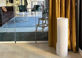 El purificador, un elemento que también tiene una función decorativa.