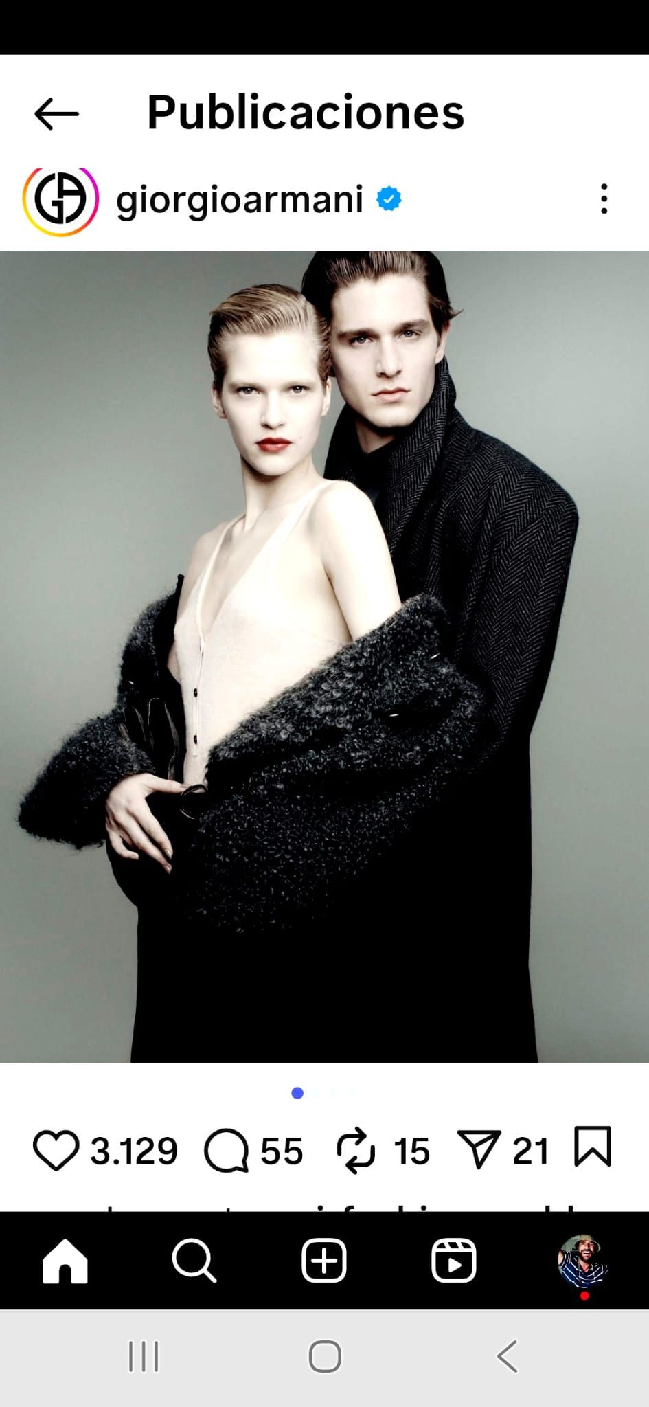 Las tendencias de la mano de la firma del recientemente fallecido Giorgio Armani.