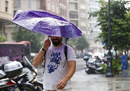 Lluvias en Valencia.