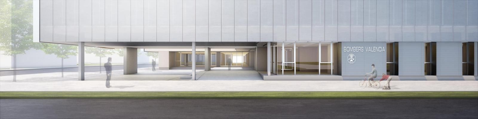 Así será el nuevo edificio de Bomberos de Valencia