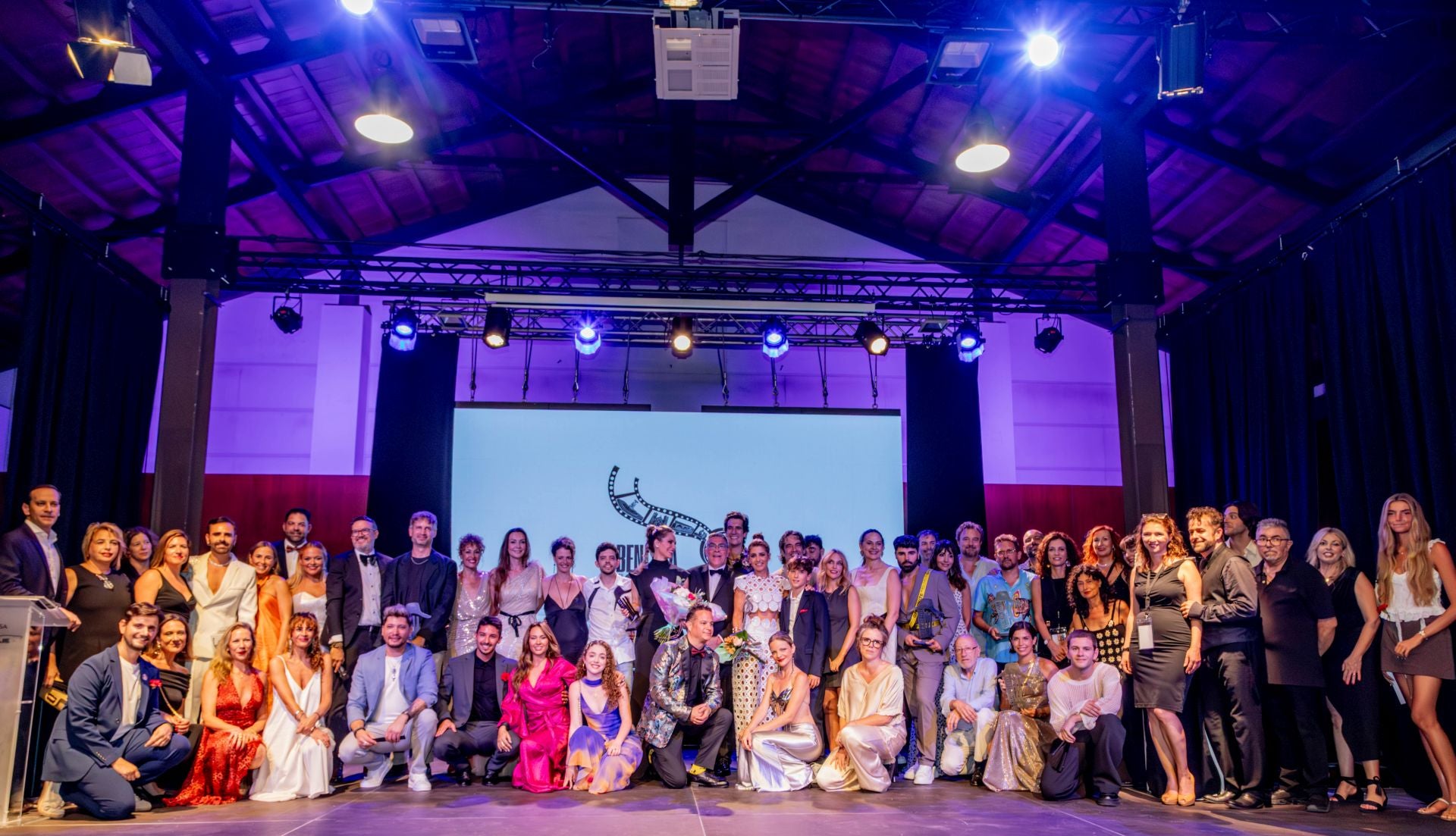 Los participantes en la gala de clausura.