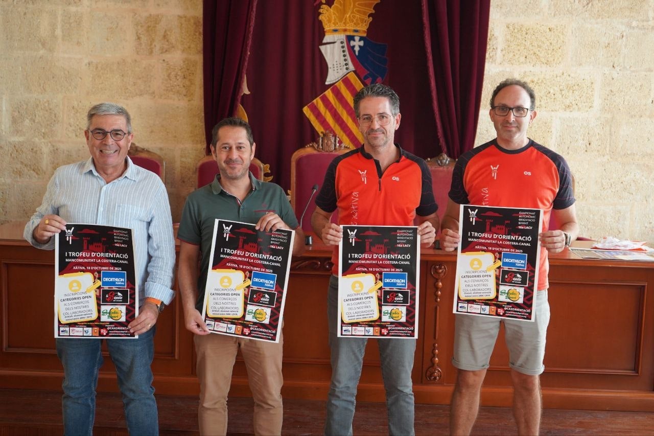 Presentación del campeonato en la sede de la Mancomunitat la Costera-Canal.