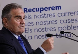 Francisco José Gan Pampols, durante una comparecencia.