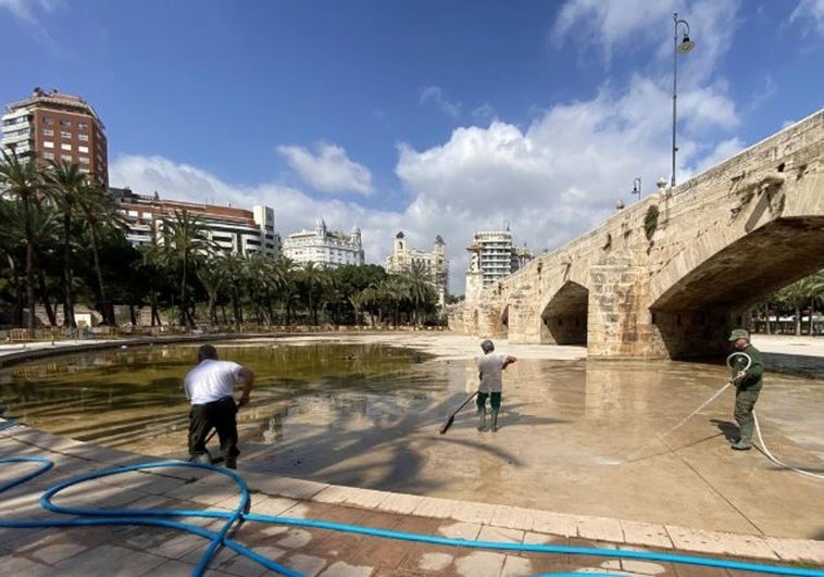 Valencia encargará a una empresa la limpieza integral y mantenimiento del Jardín del Turia