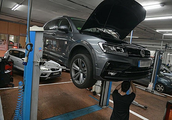 Un taller de reparación.