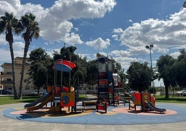 Zona de juego infantil en Santa Rita.