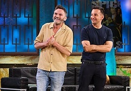 Alejandro Amenábar y Fernando Tejero este miércoles en 'La Revuelta'.