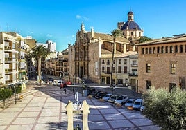 Una imagen del centro de Llíria.