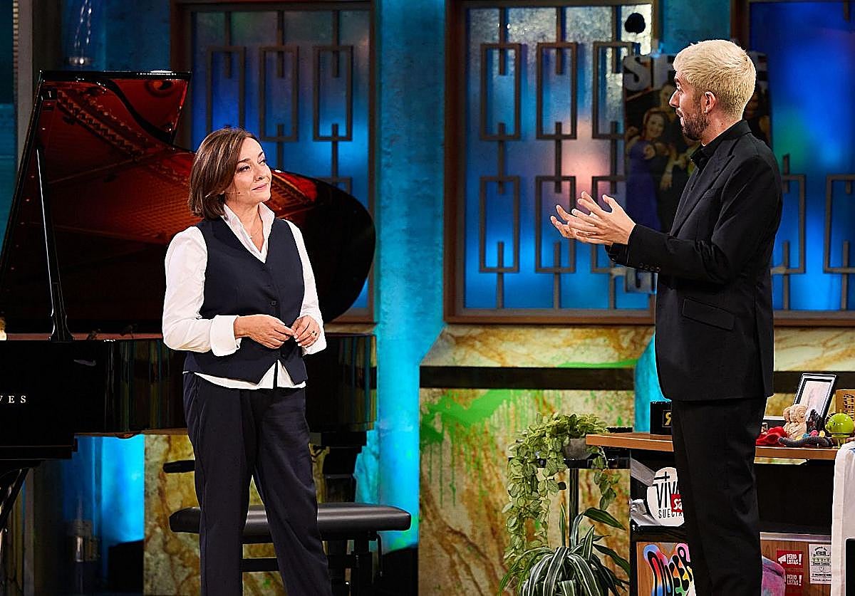 Pepa Bueno en 'La Revuelta' este jueves.