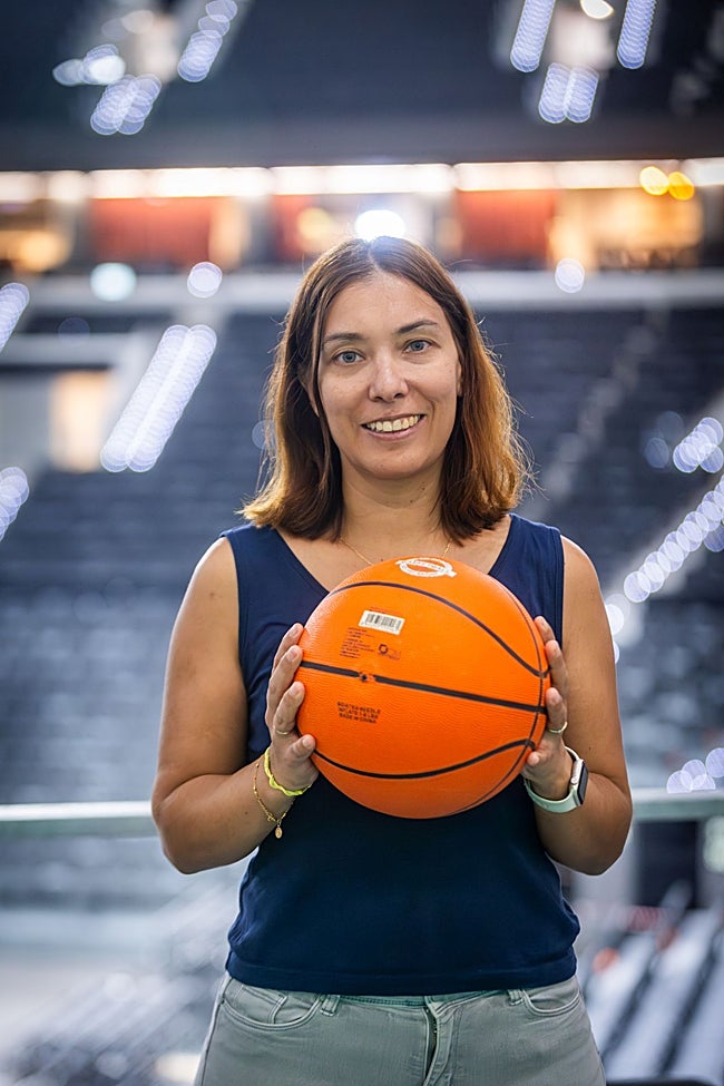 Mónica Merenciano, en el Roig Arena.