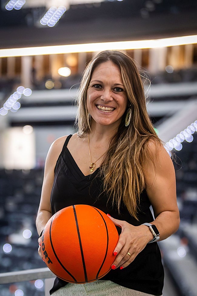 Ruthe García, en el Roig Arena.