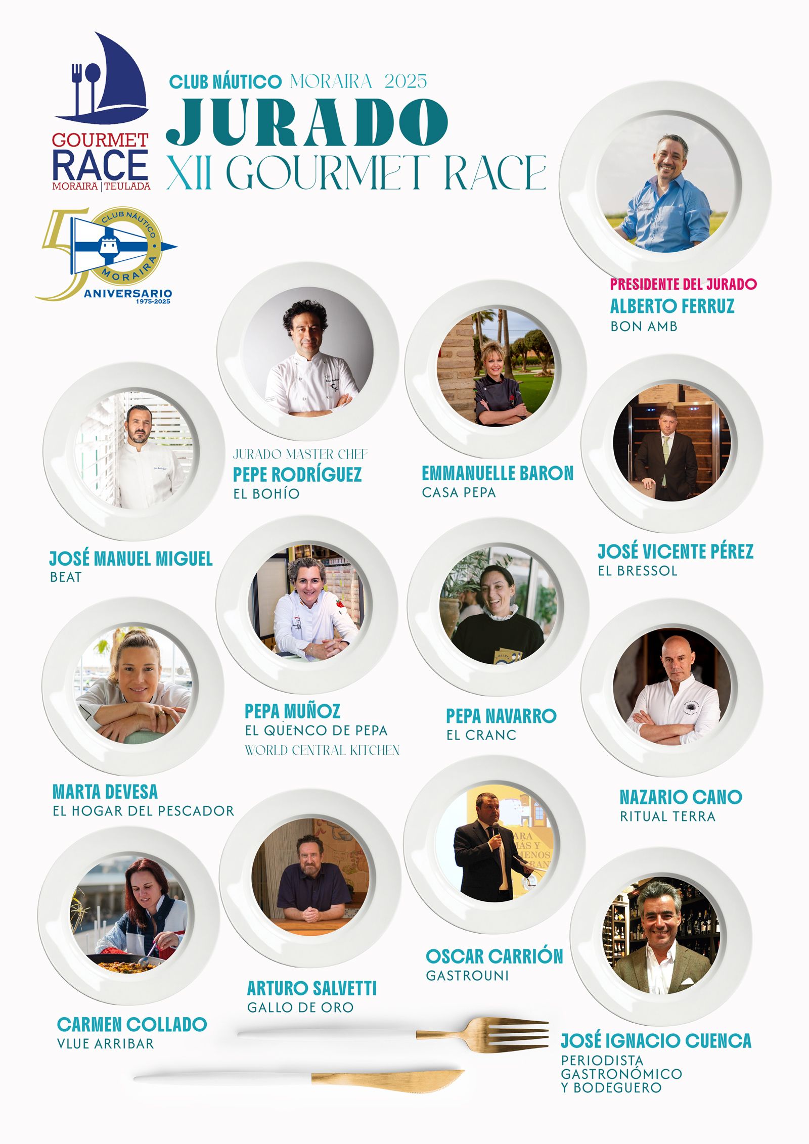 Los intengrantes del jurado de esta duodécima edición.