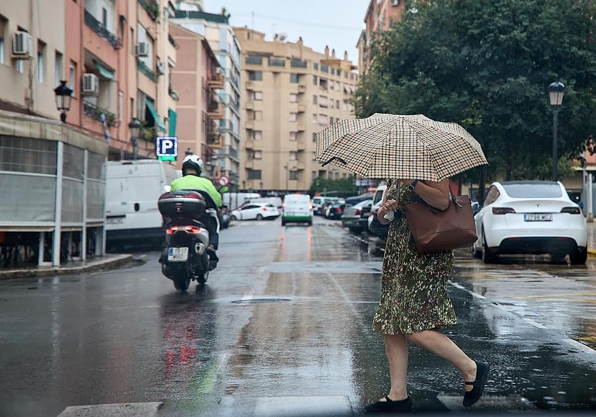 Lluvias en Valencia.