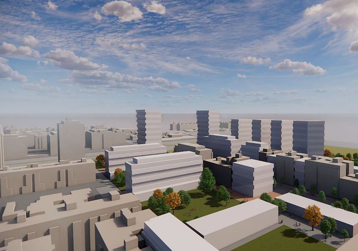 Recreación virtual de la actuación en San Marcelino.