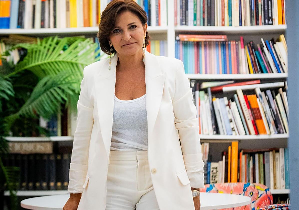 Ángela Pla, en la empresa de comunicación que fundó y dirige desde hace 25 años.