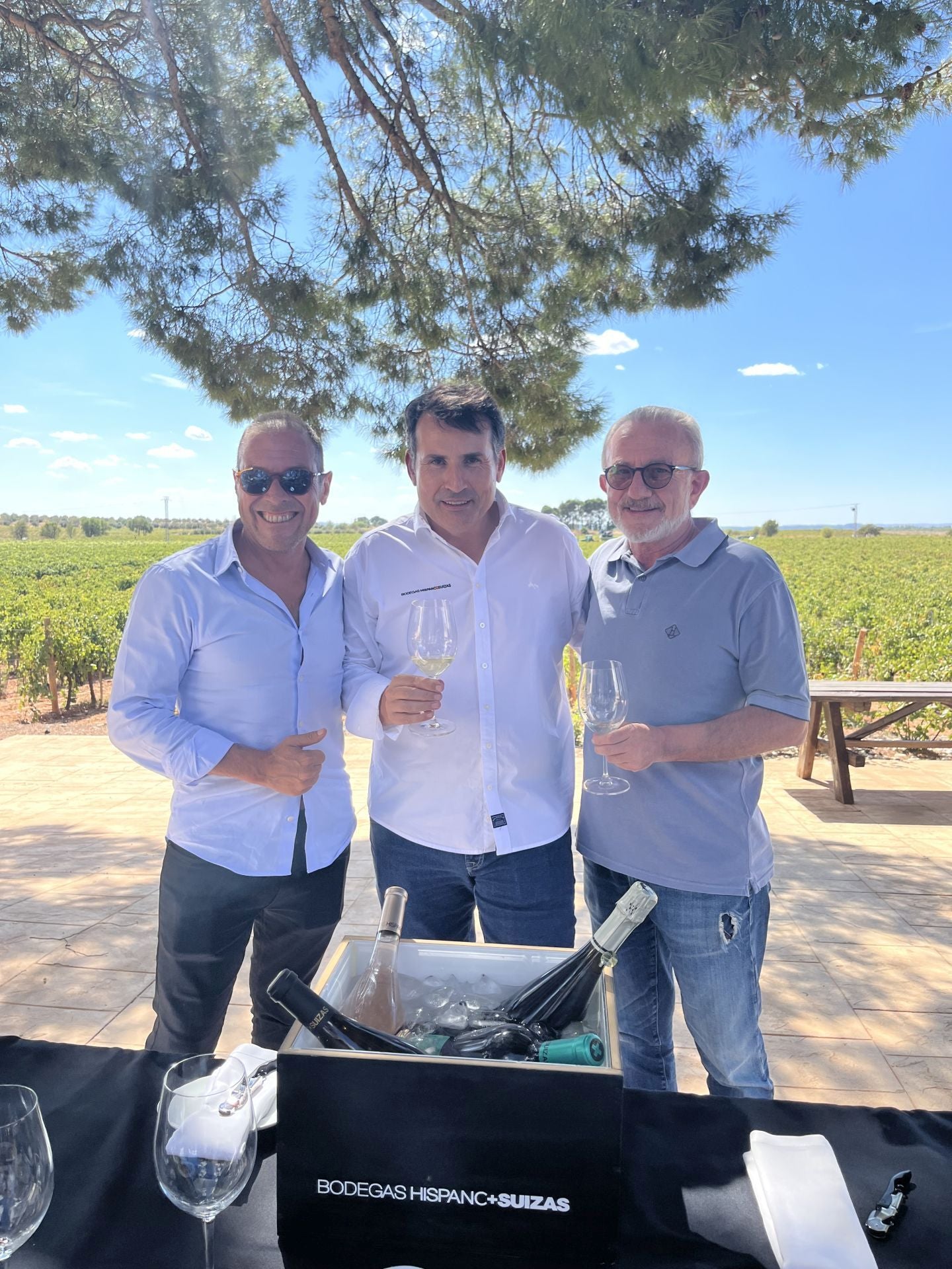 Javier Monedero, Pablo Ossorio y Sergio Terol en Requena.