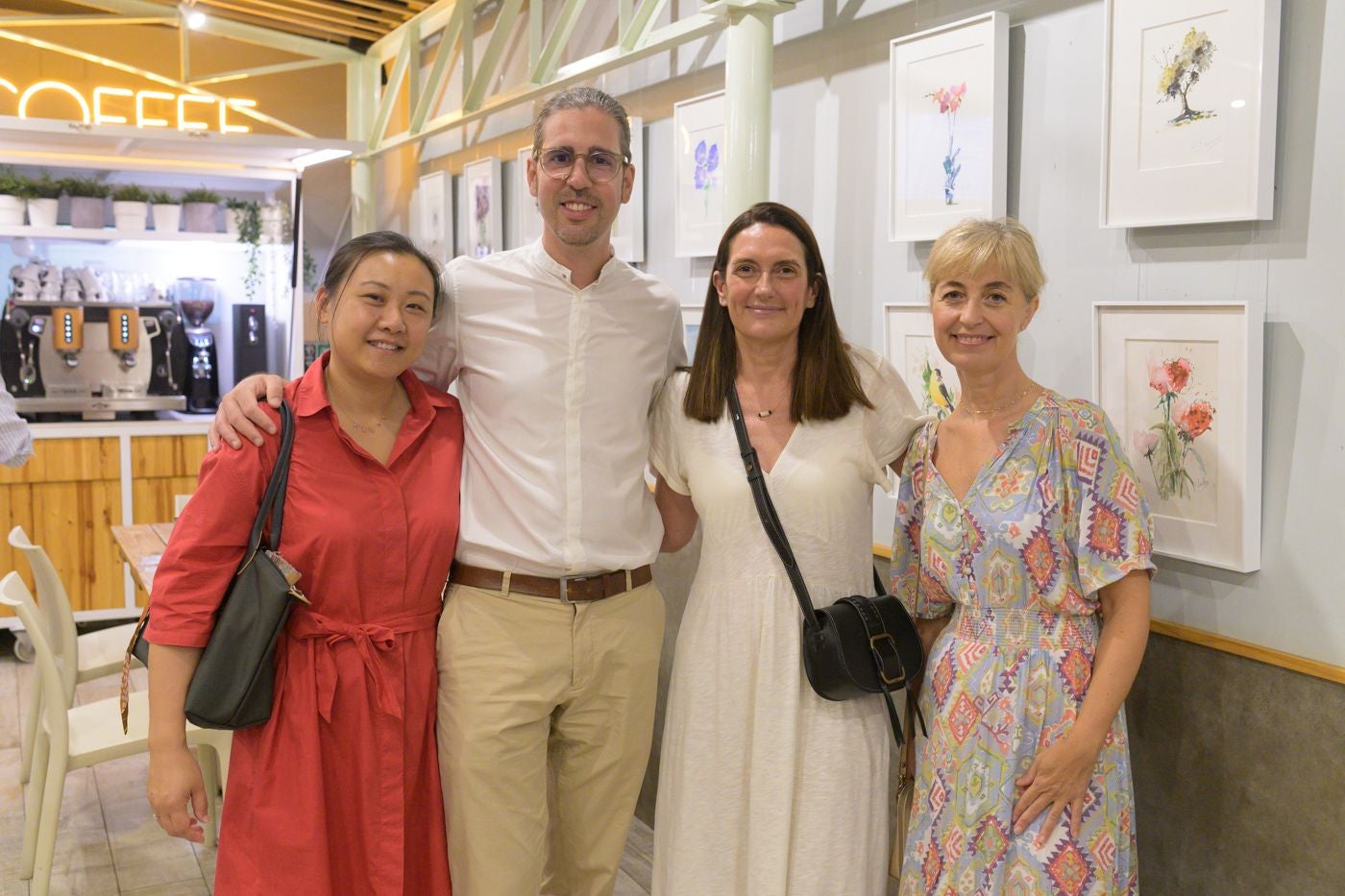 Yihuan Cao, Alberto Cantó, Susana Gómez y Paula Berger.