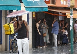 Lluvias en Valencia.