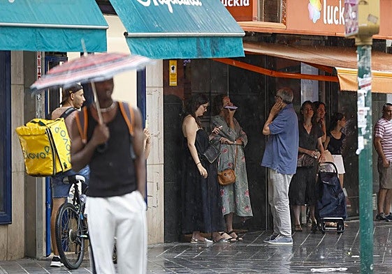 Lluvias en Valencia.