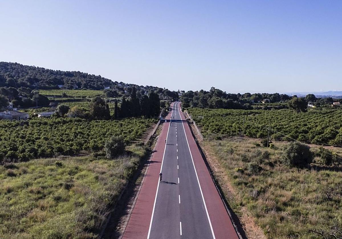 Espectaculares imágenes del segmento ciclista del Ironman 70.3.