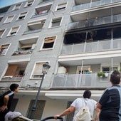 Vecinos en un edificio.