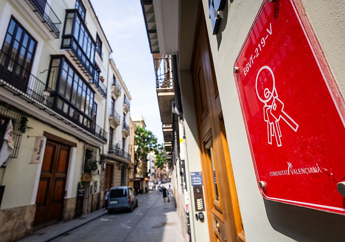 Una vivienda turística en pleno centro de Valencia.