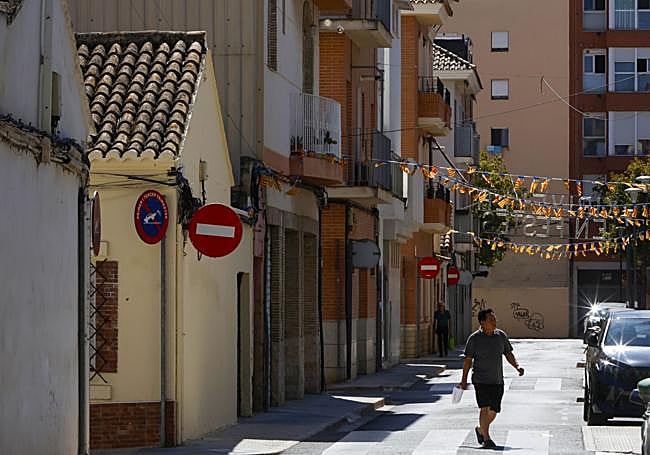 Calle del barrio de San Ramón de Xirivella.