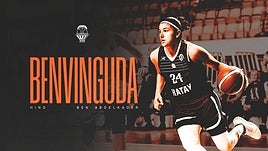 La jugadora belga Hind Ben Abdelkader se incorpora temporalmente a Valencia Basket