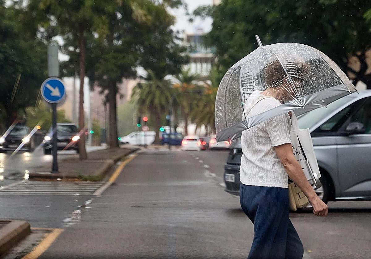 Lluvias en Valencia.