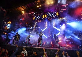 Actuación de la Orquesta Panorama, imagen de archivo.