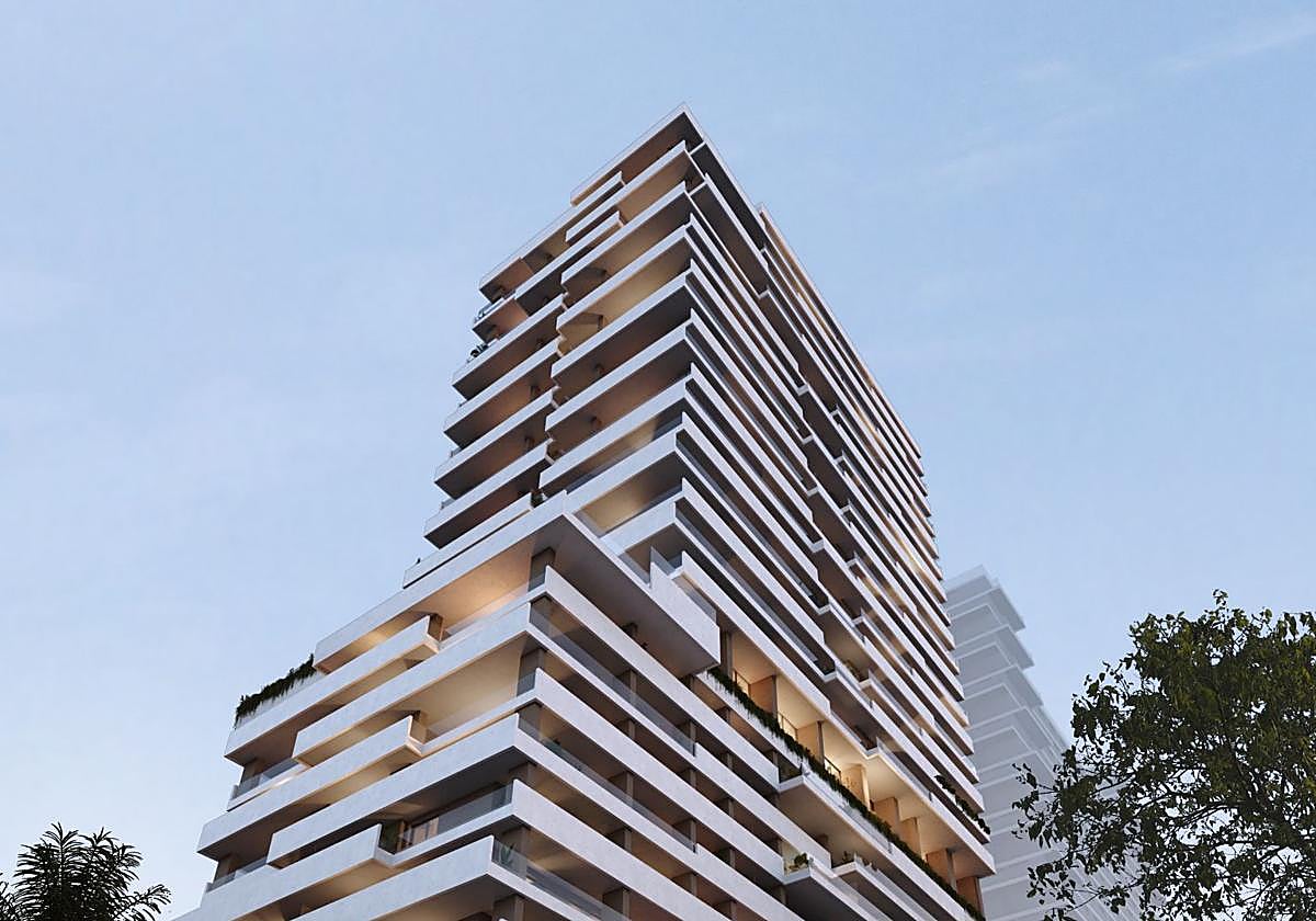 FOTOS | Así será el nuevo rascacielos ubicado en el skyline valenciano