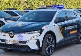 La Guardia Civil rescata a un perro abandonado y lleno de excrementos en Albocàsser