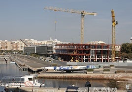 Obras de ampliación de Marina de Empresas.