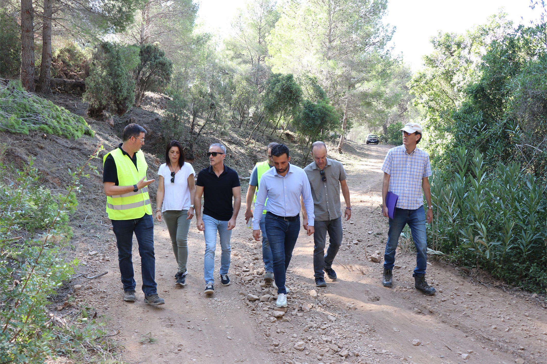 Visita al cortafuegos.