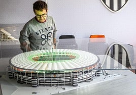 Maqueta del Nuevo Mestalla.