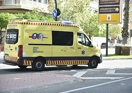 Imagen de archivo de una ambulancia.
