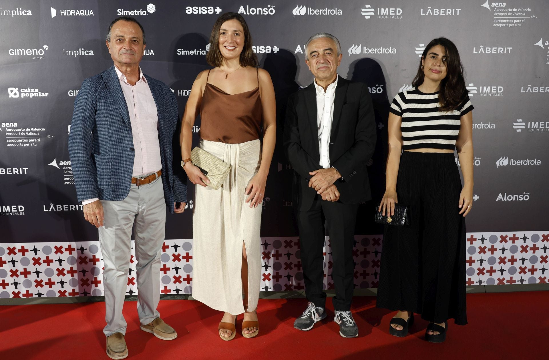 Los arquitectos José María Tomás, Javier Domínguez, Sara Portela y Cristina Pérez.