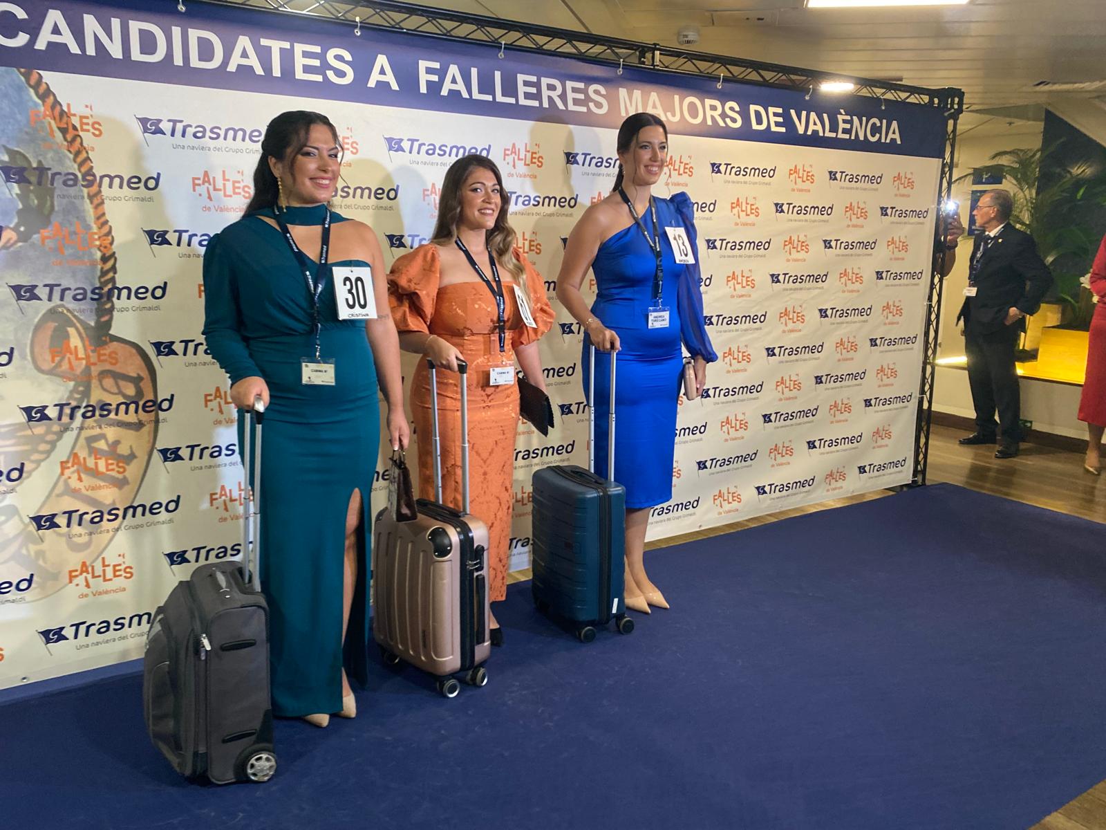 FOTOS | Las candidatas a fallera mayor de Valencia 2025 ponen rumbo a Mallorca