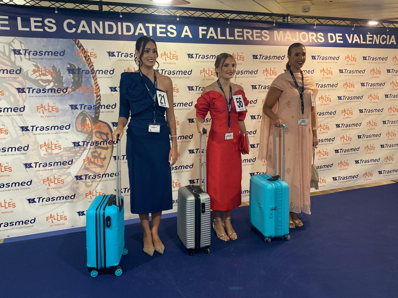 FOTOS | Las candidatas a fallera mayor de Valencia 2025 ponen rumbo a Mallorca