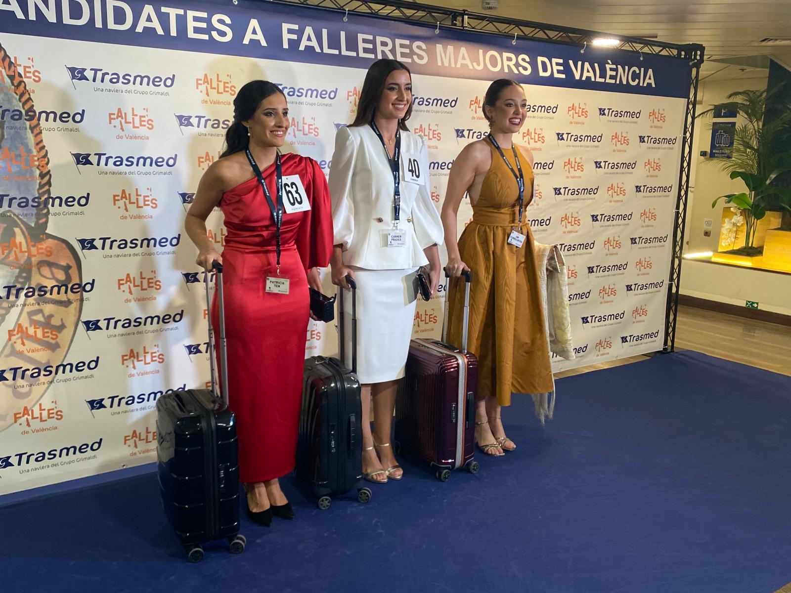 FOTOS | Las candidatas a fallera mayor de Valencia 2025 ponen rumbo a Mallorca
