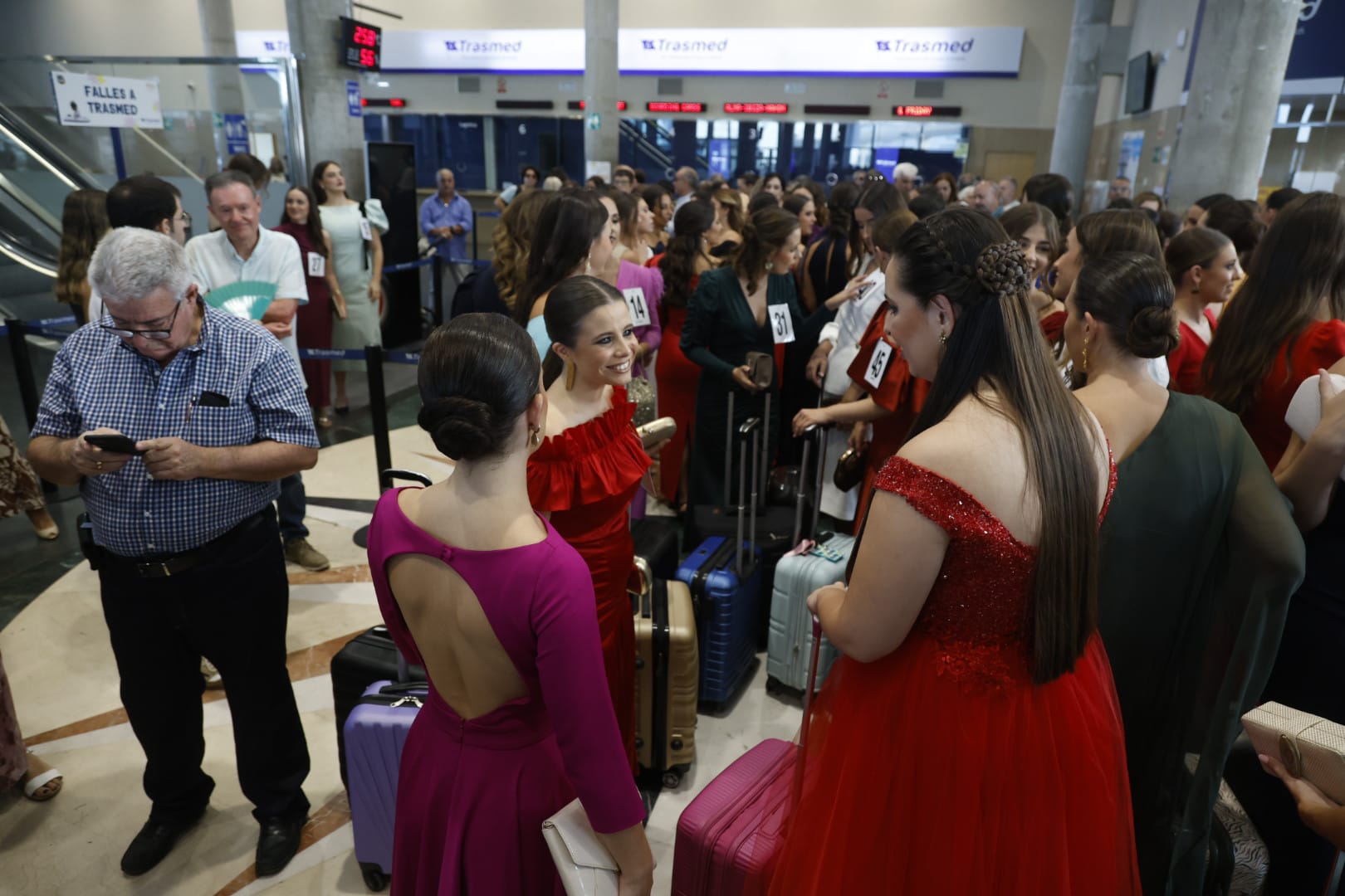 FOTOS | Las candidatas a fallera mayor de Valencia 2025 ponen rumbo a Mallorca