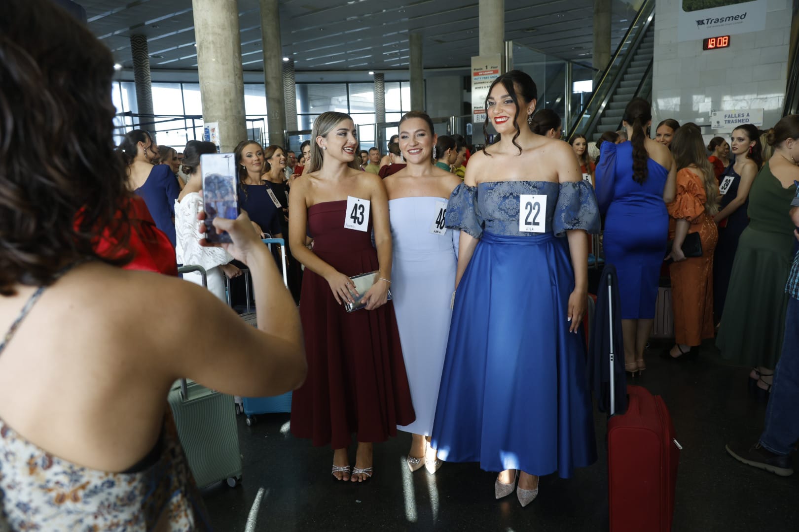 FOTOS | Las candidatas a fallera mayor de Valencia 2025 ponen rumbo a Mallorca