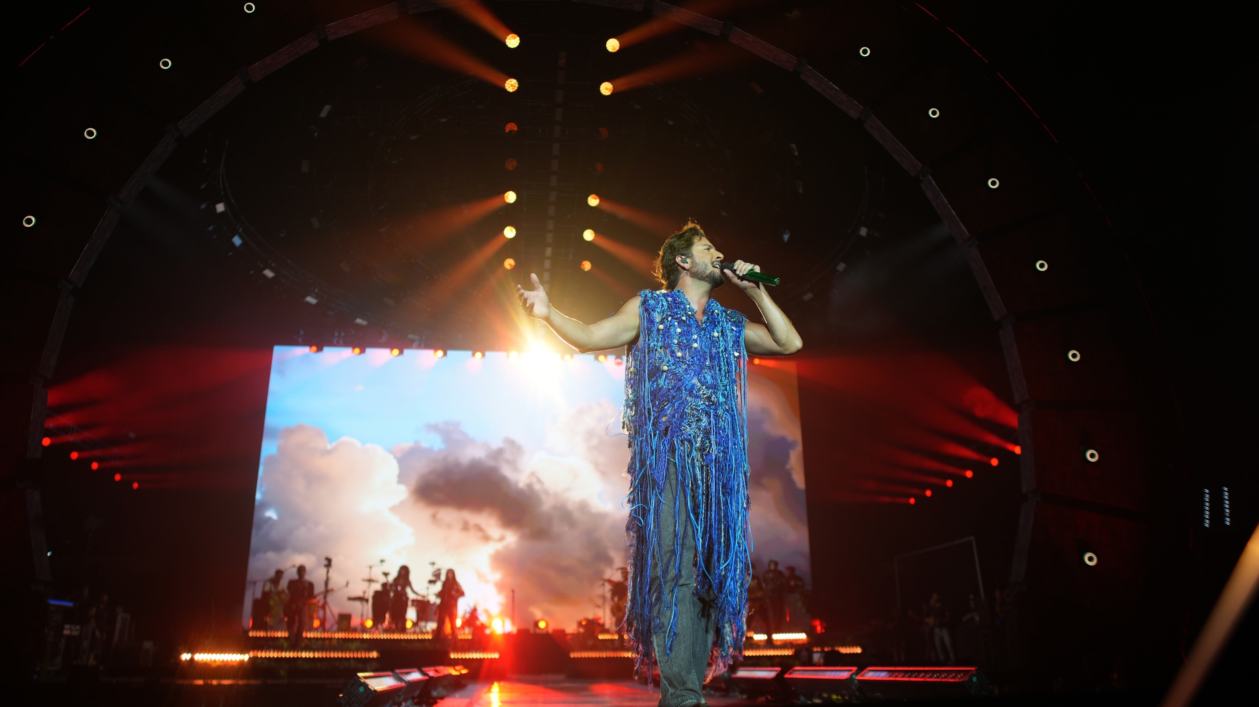 Carrasco, en otro instante del concierto.