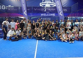 Participantes en el Academy Pádel Tour.