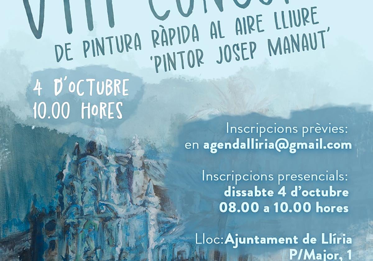 El concurso de pintura rápida al aire libre Pintor José Manaut se celebra el 4 de octubre
