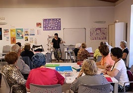 Clase de estimulación cognitiva.