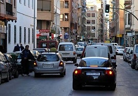Coches en Castellón en una imagen de archivo.